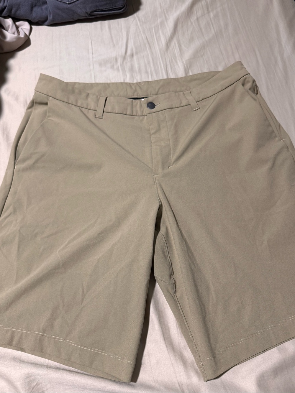 lululemon athletica Light Khaki Performance Bermudas